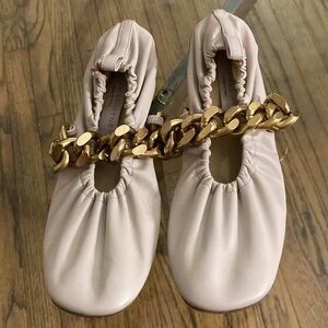 Celebrity Stylist Curated | Stella McCartney Ballet Flats with chain size 36